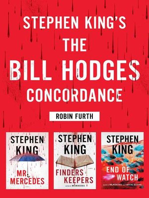 cover image of Stephen King's the Bill Hodges Trilogy Concordance